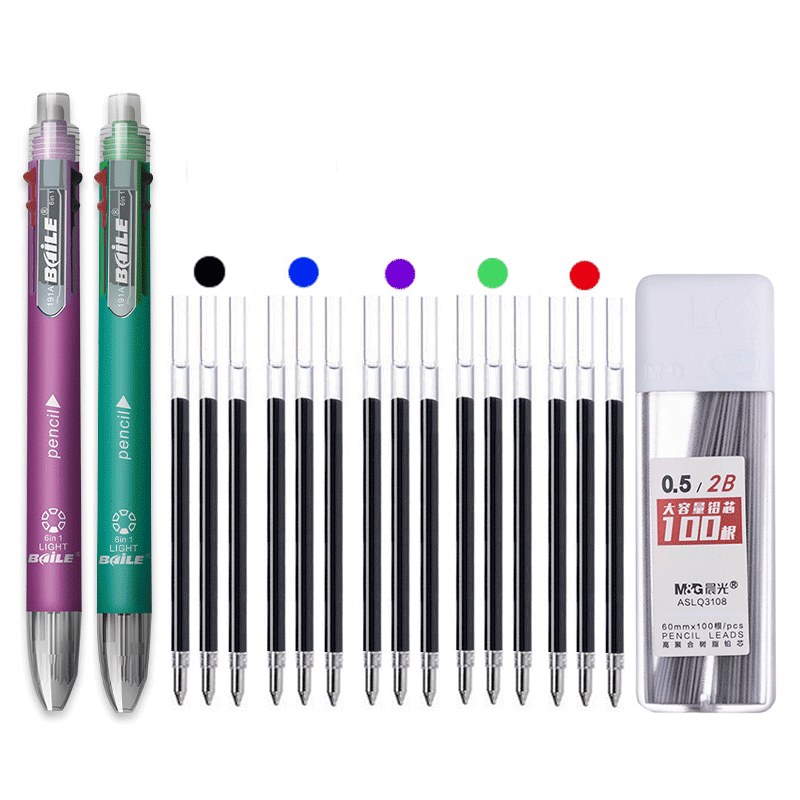 Staedtler Pencil Lumocolor - Juego de bolígrafos multifunción 6 en