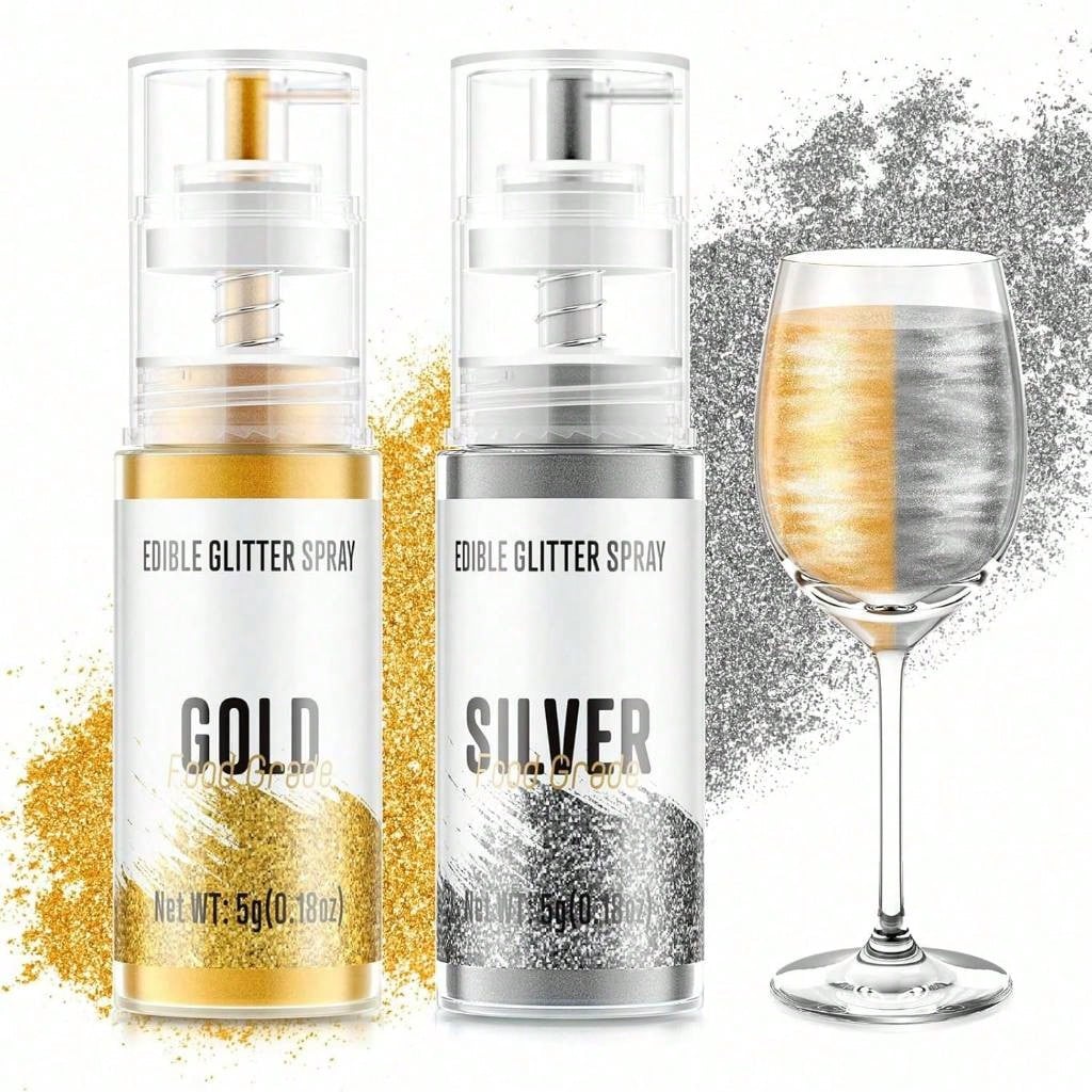 Gold Foil Flakes - Spray de Brillo - Polvo de