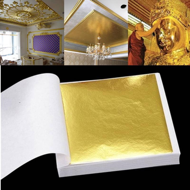 100 Uds. Hojas de lámina dorad - Gold Foil Flakes reseña y precio