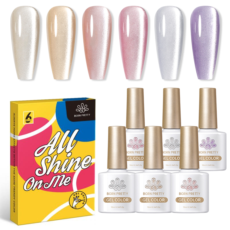 BORN PRETTY Set de 6 Esmaltes  - Resin Glitter Pack reseña y precio