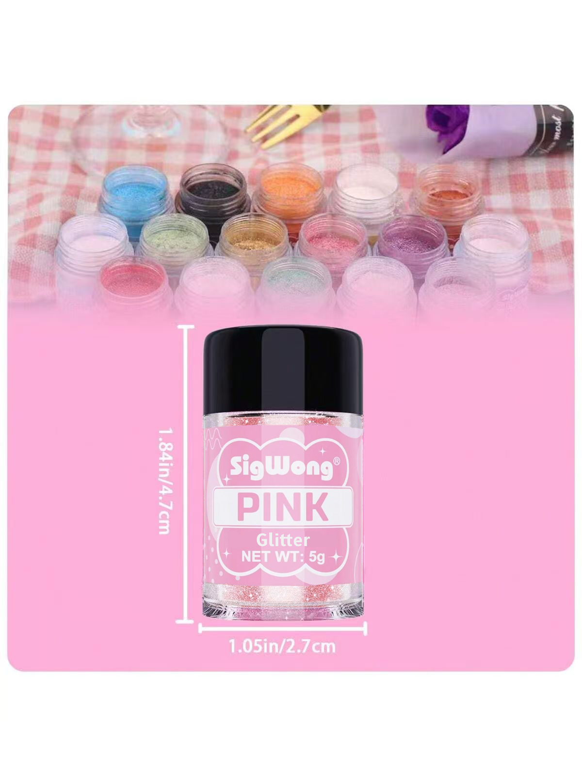 Polvo de brillantina, brillant - Gold Foil Flakes reseña y precio