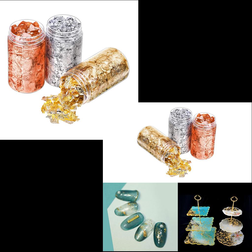 6 Piezas de Láminas de Papel D - Gold Foil Flakes reseña y precio