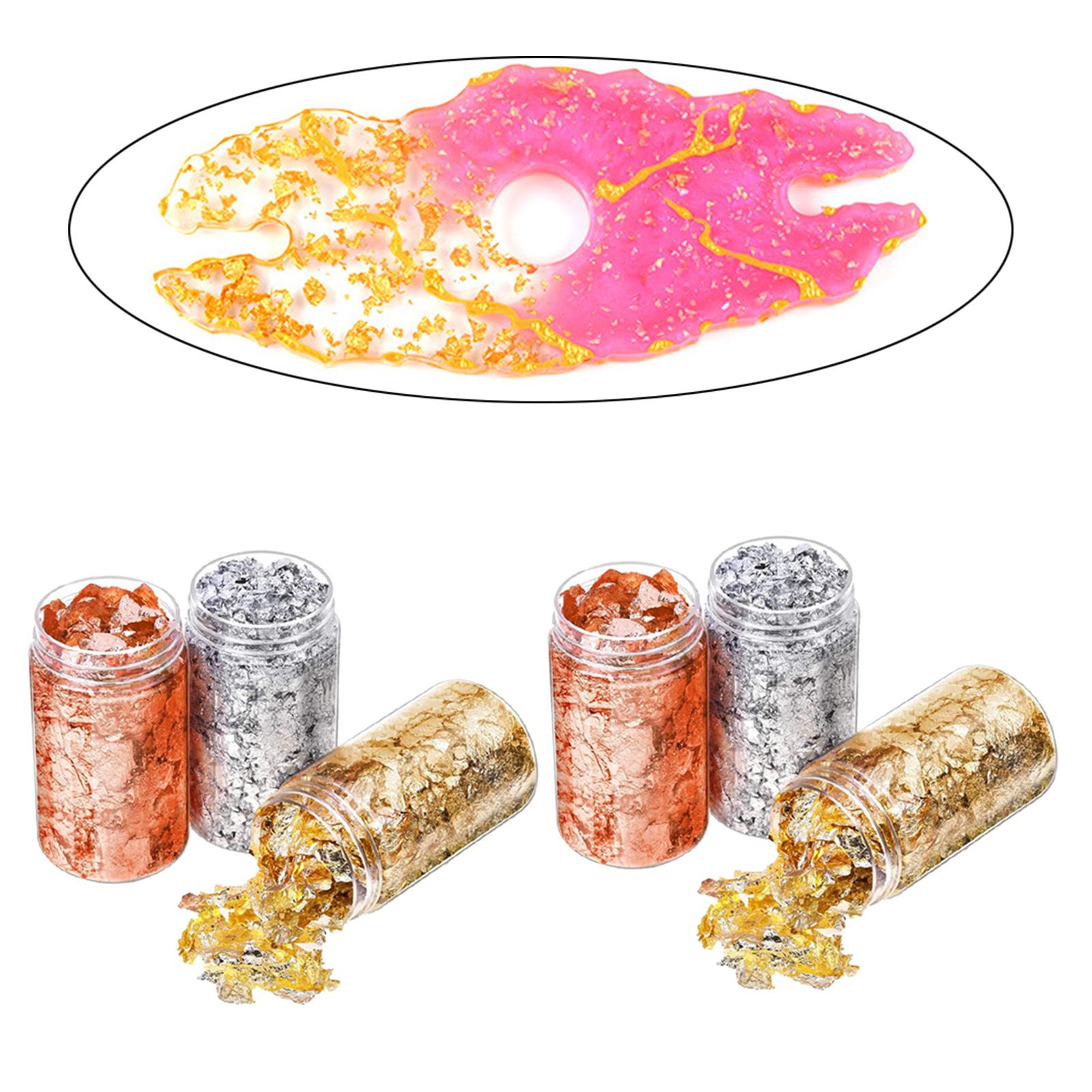 6 Piezas de Láminas de Papel D - Gold Foil Flakes reseña y precio