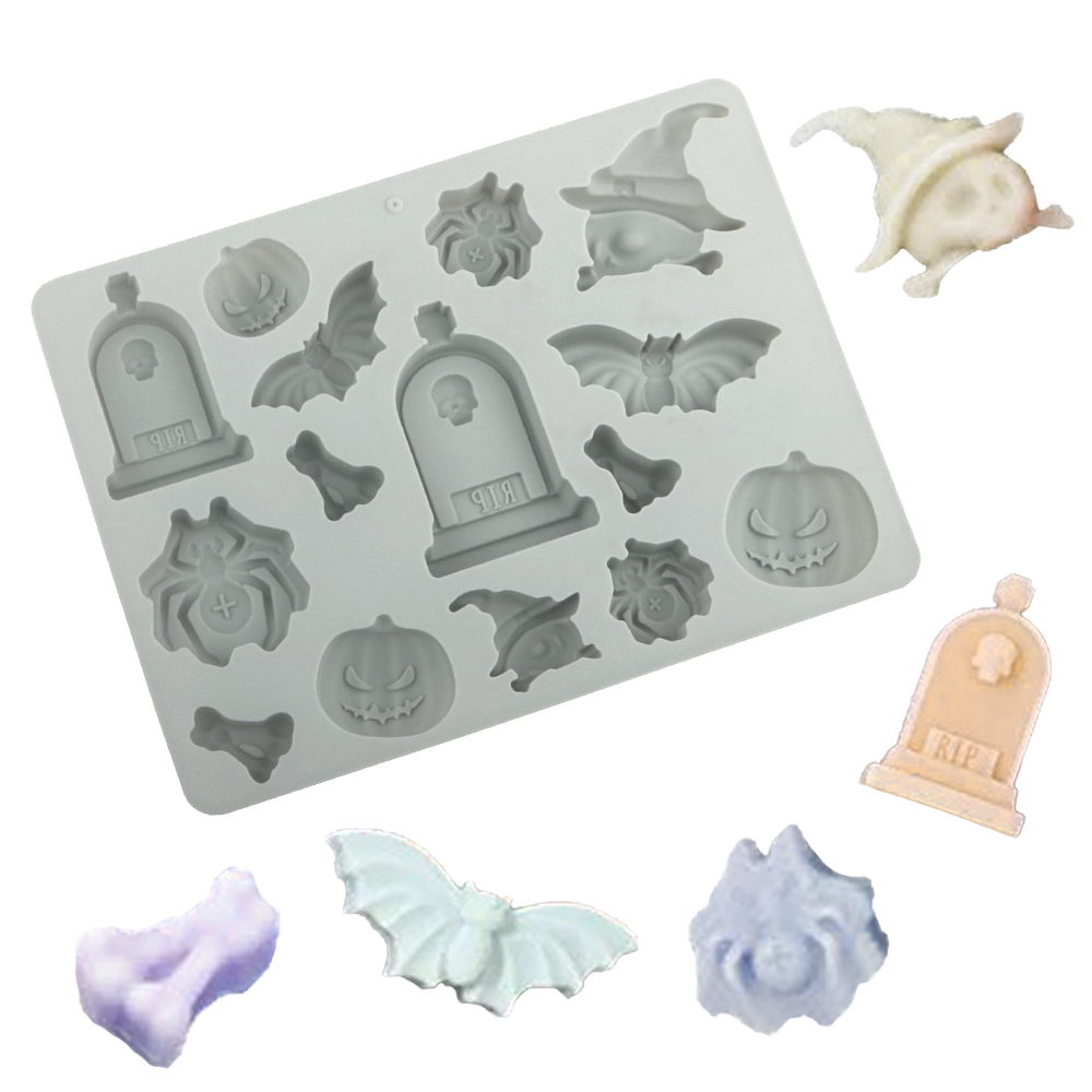 Elemento de Halloween lápida a - Silicone Mold Tray reseña y precio