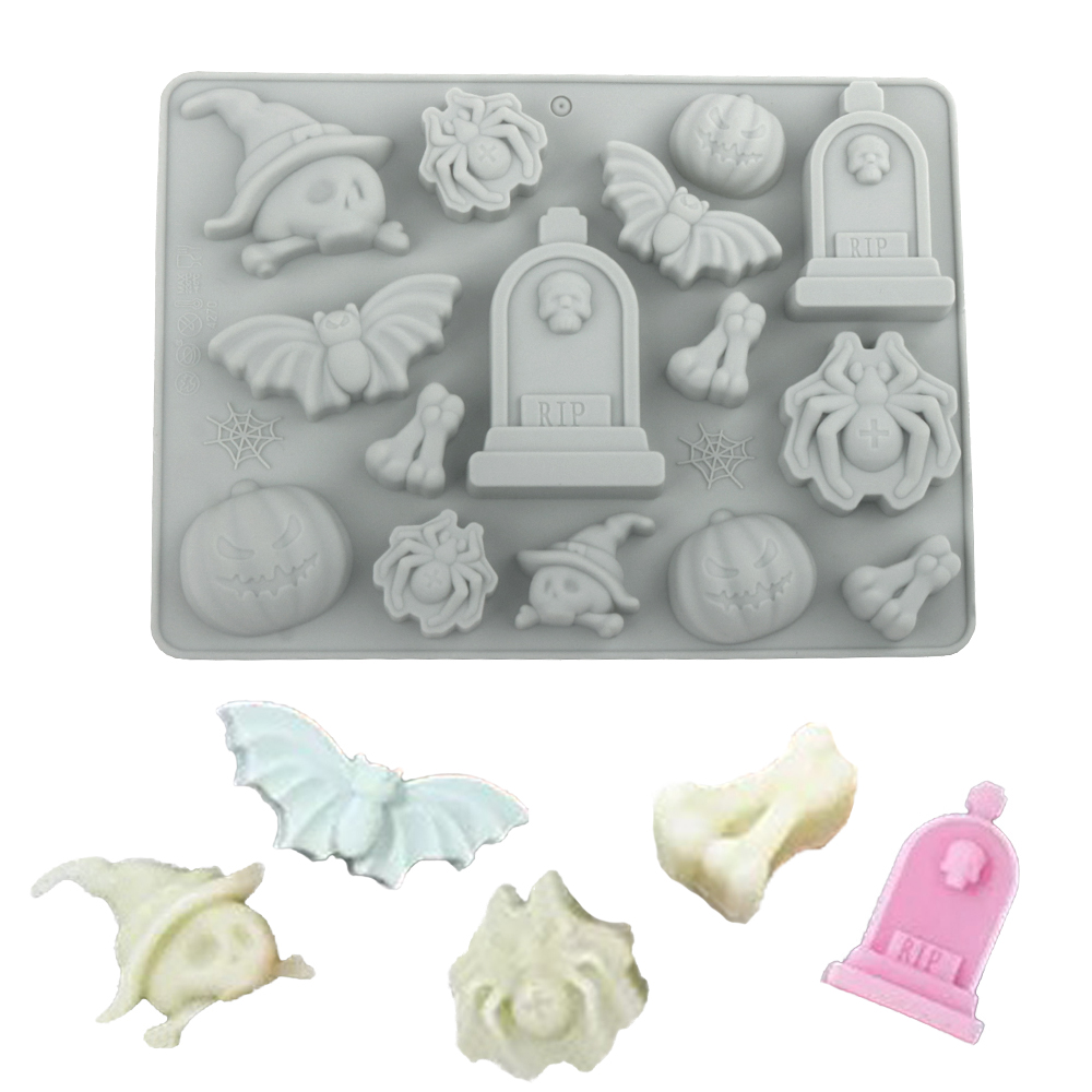 Elemento de Halloween lápida a - Silicone Mold Tray reseña y precio