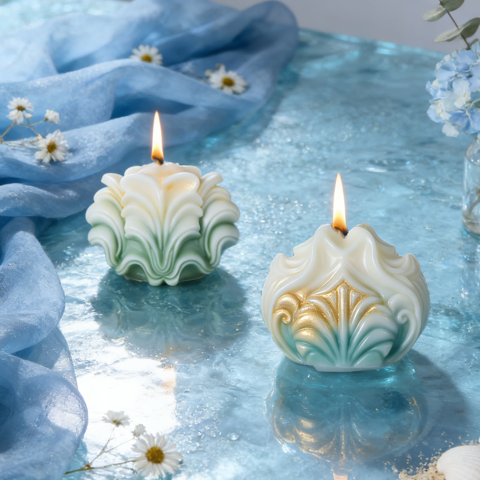 Molde de Silicona Grande para  - Resin Ocean Wave Mold reseña y precio