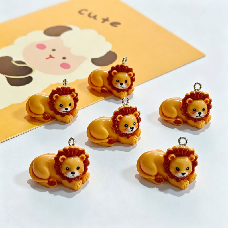 6 piezas de colgantes de león  - Resin Craft Projects reseña y precio