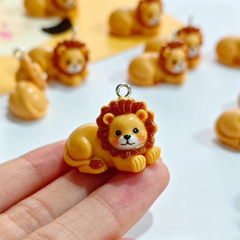 6 piezas de colgantes de león  - Resin Craft Projects reseña y precio