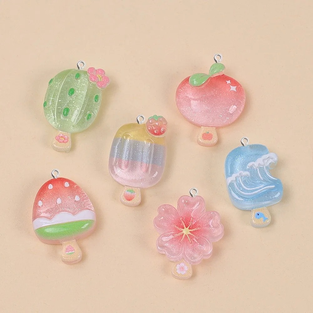 10 piezas de dijes de resina K - Resin Craft Material reseña y precio