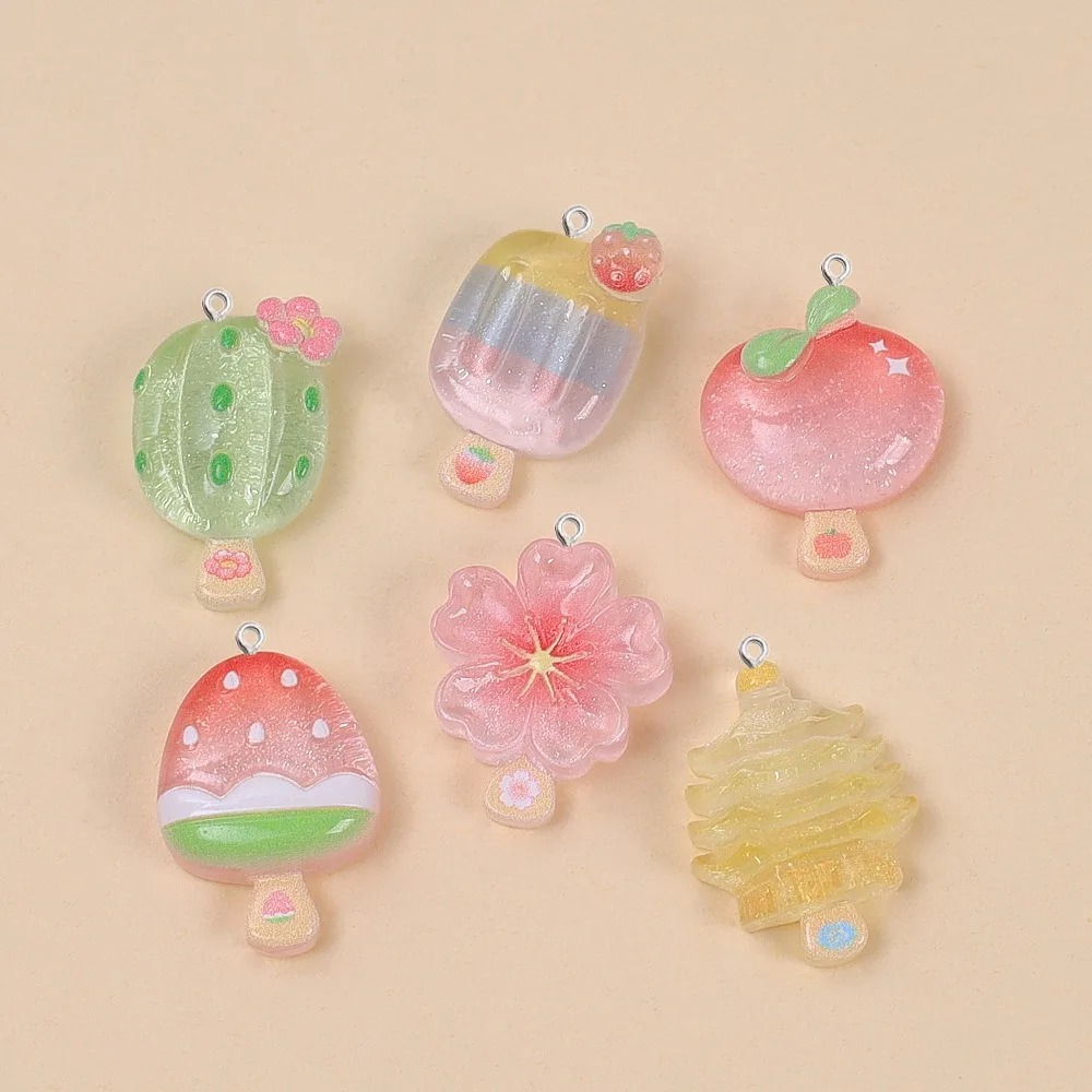 10 piezas de dijes de resina K - Resin Craft Material reseña y precio