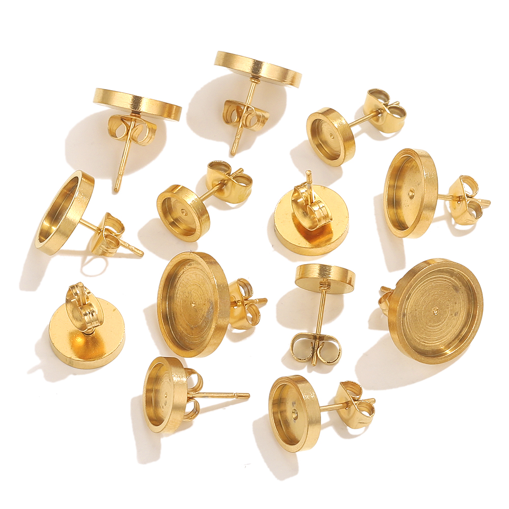 10 Uds. De pendientes dorados  - Resin Jewelry Kit reseña y precio